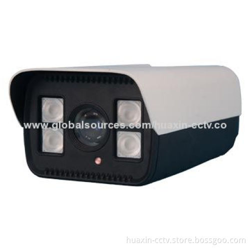 CCTV Water-resistant Camera with 1/3-inch DIS and 4Pieces of IR LEDs for Day/Night
